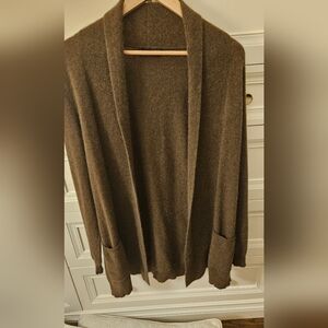 Ladies long sweater cardigen
